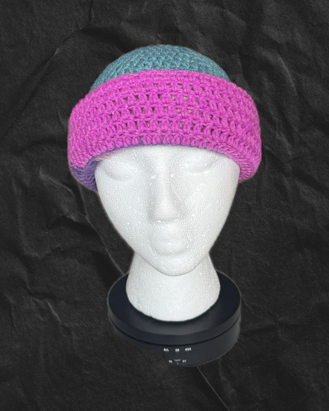 Purple Tone Sparkle Ski-Mask