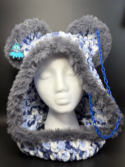 Blue EDM Hood👁️