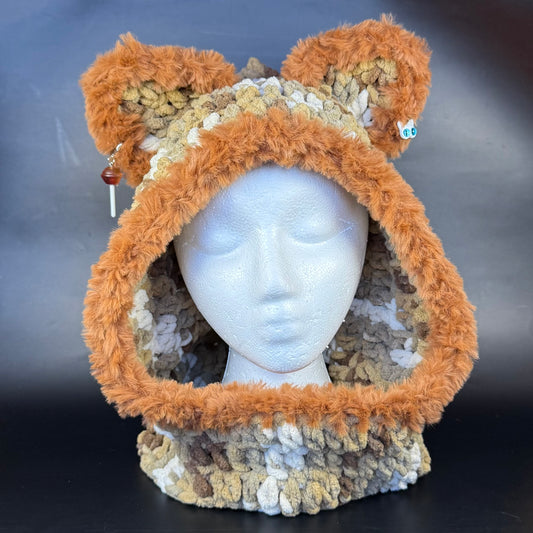 Brown Cat Hood