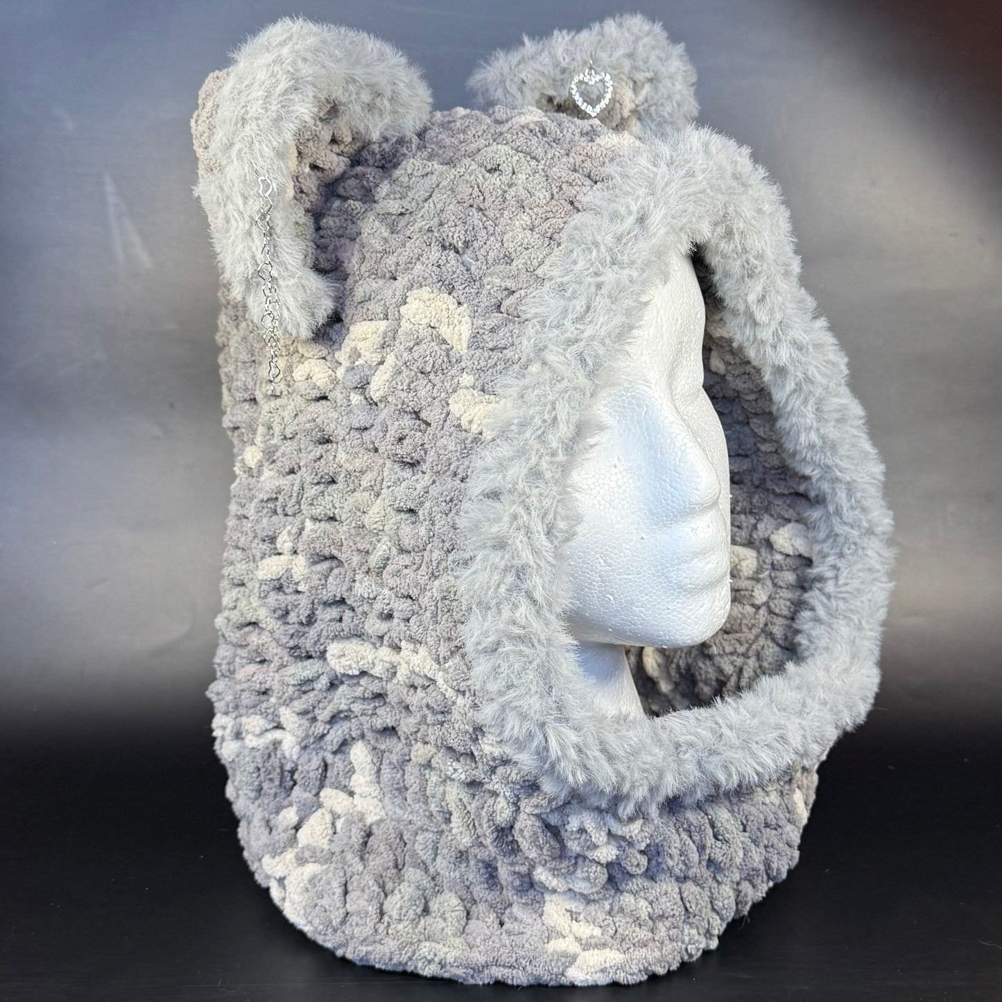 Grey Cat Hood