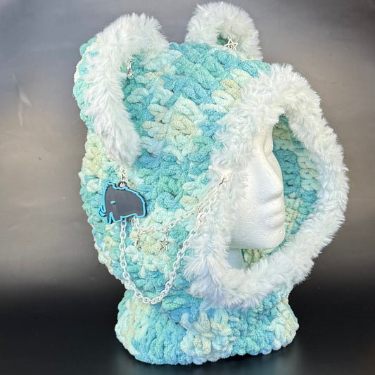 Wooli Teal Hood