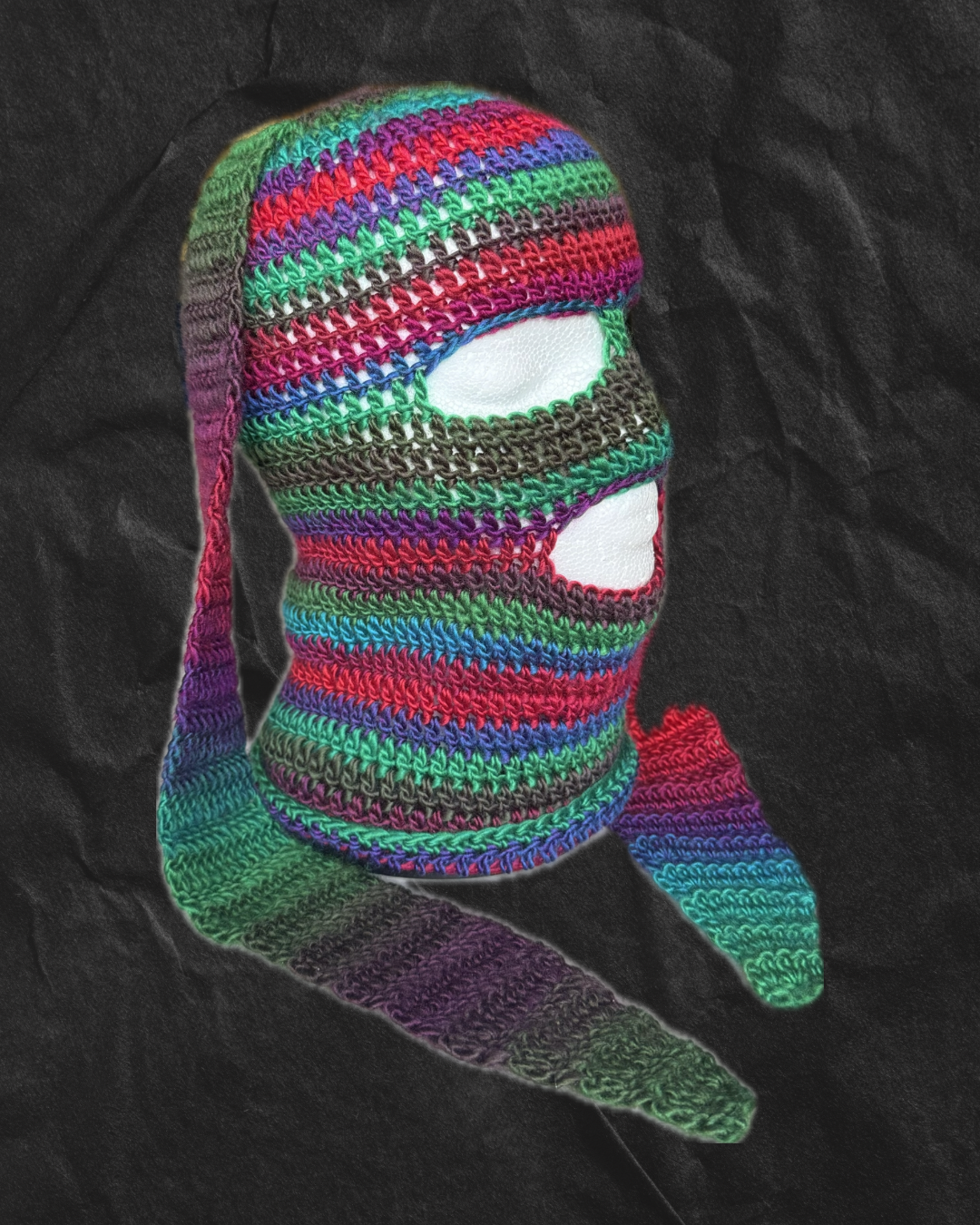 Dark Tone Bunny Ear Ski-Mask