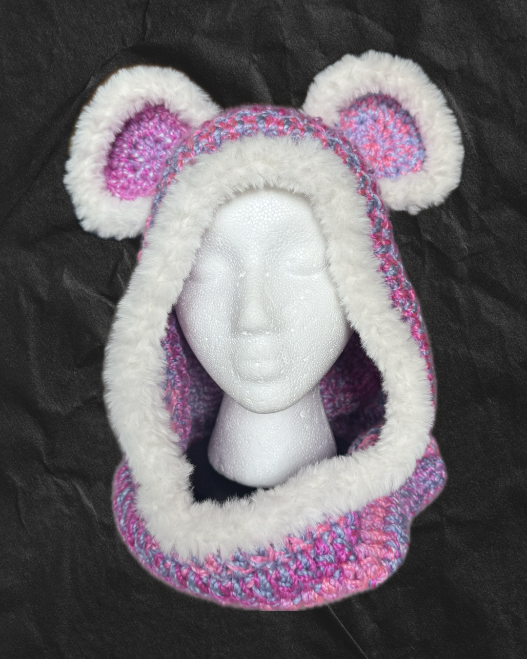 Pink and Purple Hood
