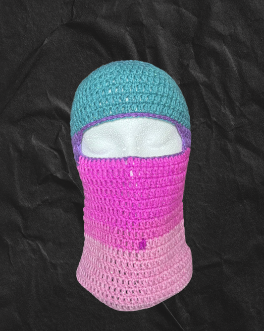Purple Tone Sparkle Ski-Mask