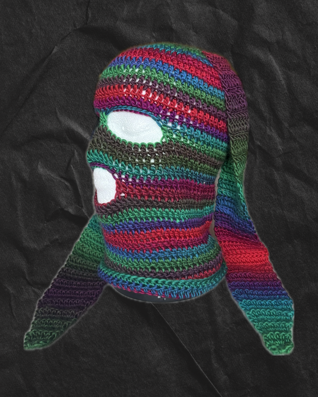 Dark Tone Bunny Ear Ski-Mask