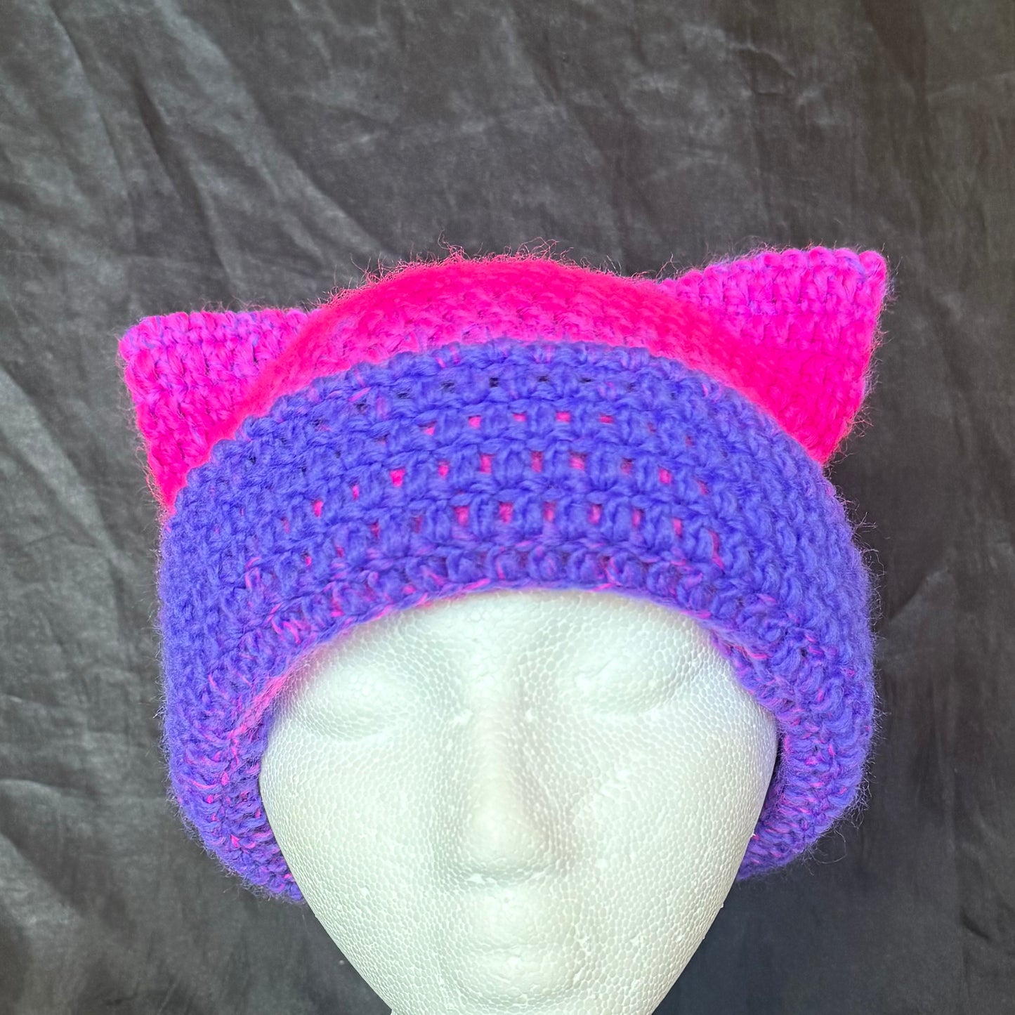 Pink and Purple Cat Ear Skimask