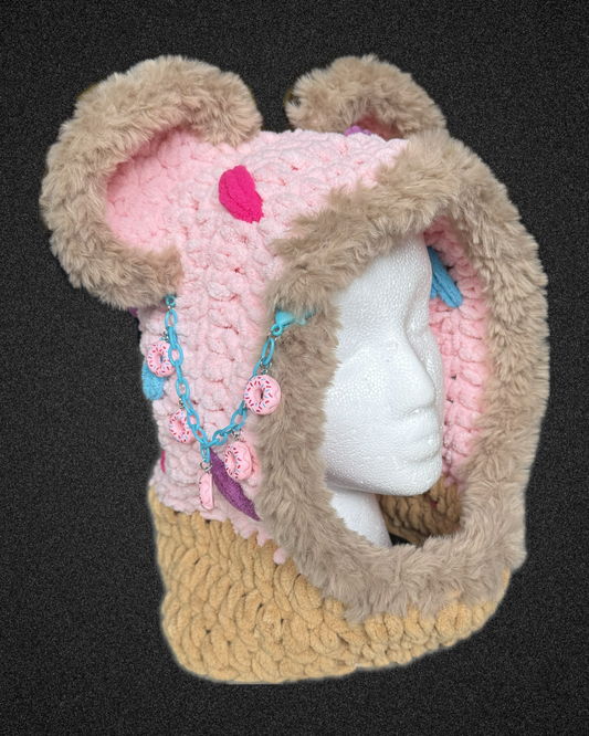 Light Pink Donut Hood